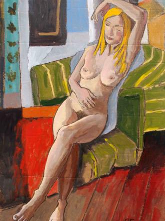 Interior with Nude Model